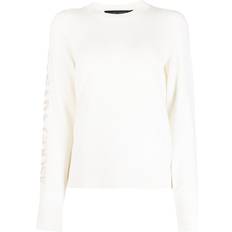 Canada Goose Women Tops Canada Goose Fine Knit Crew Neck Jumper - White