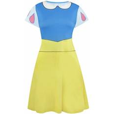 Disney Short Sleeve Skater Dress - White