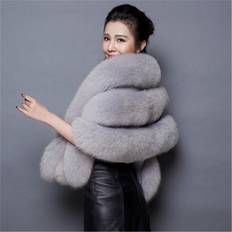 Pink Coats Warehouse Thickened Cotton Coat - Light Gray