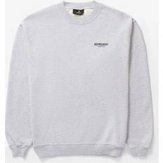 Represent Logo Crewneck Sweatshirt Bomull - Grå