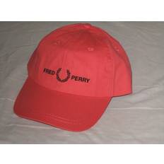 Fred Perry Unisex Clothing Fred Perry Graphic Cotton Sports Cap - Hibiscus Pink