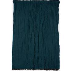 Men - Turquoise Scarfs SISLEY Herringbone Scarf - Teal Green