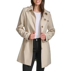 Tommy Hilfiger Women Coats Tommy Hilfiger Single Breasted Trench Coat - Chino