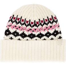 White Beanies Rag & Bone Leigh Fair Isle Beanie Ivory Multi