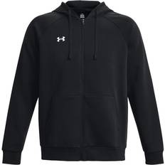 UA Rival Fleece Full-Zip Hoodie - Black/White