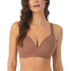 Le Mystere Women's Wireless Smooth Shape Bra - Brown