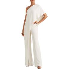 Polo Ralph Lauren Women Jumpsuits & Overalls Polo Ralph Lauren One Shoulder Jumpsuit - Ivory/Cream