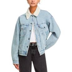 Clothing Levi's 90's Faux Sherpa Denim Trucker Jacket - Morning Sunlight