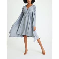 Gray - Women Nightgowns Accouchée Sleep Well Maternity Nursing Nightgown Set - Gray