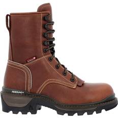 Rocky Horn Logger Waterproof Composite Toe Work Boot - Crazy Horse