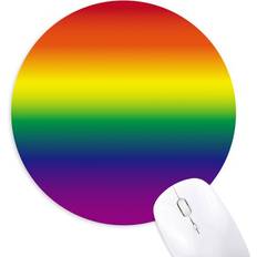 Mouse Pads DIYthinker Gradient LGBT Rainbow Mouse Pad