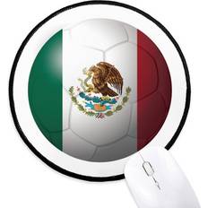 Mouse Pads DIYthinker Mexico National Flag Soccer Mouse Pad