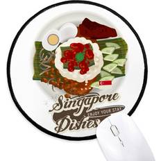 Mouse Pads DIYthinker Singapore Nasi Lemak Mouse Pad