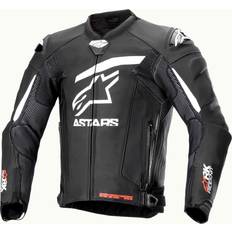Women Motorcycle Jackets Alpinestars gp plus r v4 rideknit leather jacket black/white Woman