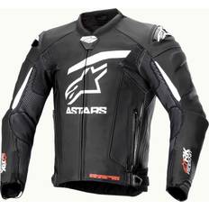 Alpinestars gp plus r v4 rideknit leather jacket black/white