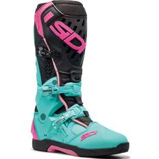 Motorcycle Boots on sale Sidi Crossair Motocross Boots, black-pink-green, for Men