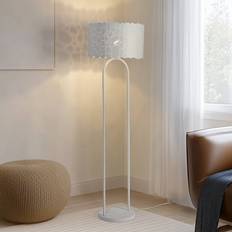 Lindby Golvlampor & Markbelysning Lindby Aralena Vit Metall Golvlampa