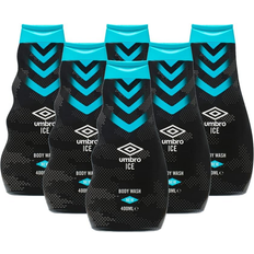 Umbro Bath & Shower Products Umbro Ice Body Wash Shower Gel 6 x Bottles 400ml