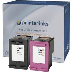 Printerinks Compatible All-in-One Printer Ink Cartridges - Black/Tri-Colour