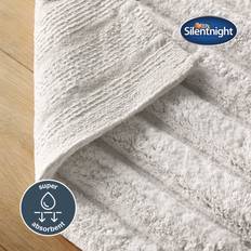 Non-Slip Bath Mats Silentnight Ribbed Cotton Bathmat 80 x 50 cm