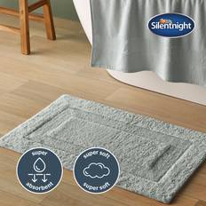 Grey Non-Slip Bath Mats Silentnight Supersoft Bathmat 80 x 50cm