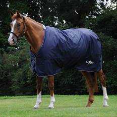 125cm Horse Rugs Saxon Standard Neck Turnout Rug - Navy