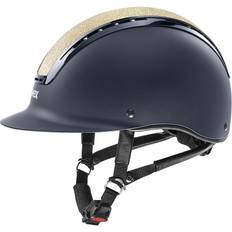 Uvex Suxxeed Starshine Riding Hat - Navy/Champagne