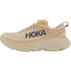 Hoka Bondi 8 Wide Løbesko - Cream/Vanilla