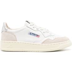 Autry Low Top Sneaker - Leat/Wildleder White/Silber
