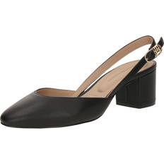 Tommy Hilfiger Højhælede sko Tommy Hilfiger Leather Slingback Heels - Black