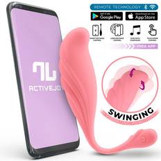 IntoYou App Series Vibrating & Swinging Egg with App Pink rosa