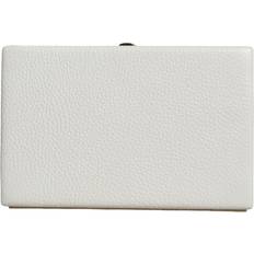 Skinn - Vita Kuvertväskor Dolce & Gabbana Guldram Läder Clutch Väska Dam
