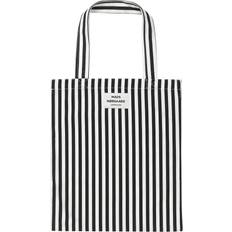 Mads Nørgaard Sacky Atoma Bag - Black Beauty/White Alyssum