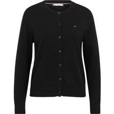 Tommy Hilfiger Cárdigans Tommy Hilfiger Jersey Crew Neck Cardigan - Black