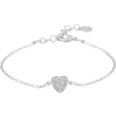 Snö of Sweden Armband på rea Snö of Sweden Stina Heart Chain Bracelet Armband - Silver/Clear