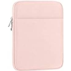 TiMOVO Tablet Sleeve Case Fits All-New iPad Mini 7 (A17 Pro, 2024), iPad Mini 6 (8.3-Inch, 2021), iPad Mini 5/4/3/2/1, Protective iPad Mini Carrying Pouch Bag Case, Pink