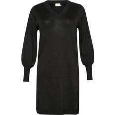 Kcregitta Knit Dress Kjoler - Black Metallic