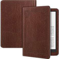 Brown Tablet Cases Fintie Fodral för 7 Tum Kindle Paperwhite 2024