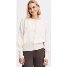 L - Natur Cardigans Fransa Frelly Cardigan - Beige