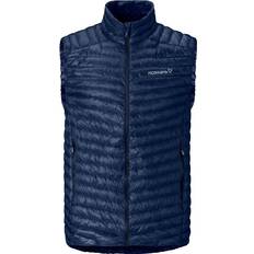 Nylon Westen Norrøna Superlight Down 800 Vest - Blau