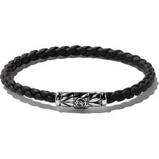 David Yurman Chevron Woven Bracelet - Black