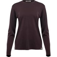 Gang & Vandring - Lilla Toppe svedundertøj Aclima LightWool 180 Crewneck - Chocolate Plum