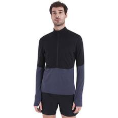 Icebreaker Merino 200 Realfleece Descender Hoodie - Svart