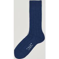 Herr - Kashmir Strumpor Falke Lhasa Cashmere Socks - Royal Blue