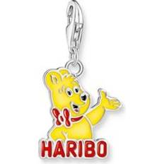 Emaille Charms & Anhänger Thomas Sabo Haribo Yellow Red Bear Charm - Silver