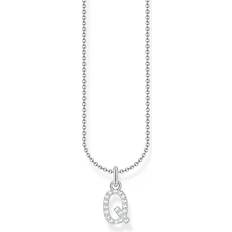 Thomas Sabo Glittrande Bokstavshalsband - Q