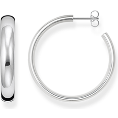 Thomas Sabo Mellanstora Grova Creoler Medium - Silver