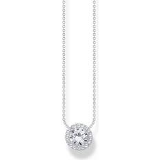 Thomas Sabo Halsband Thomas Sabo Halohalsband med Glittrande Stenar - Silver