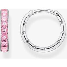 Thomas Sabo Rosa Örhängen Thomas Sabo Creol Pave Silver Rosa - Örhängen