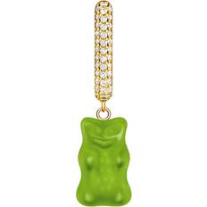 Grøn - Guld Øreringe Thomas Sabo Gold-plated Single Hoop Earring Medium Sized - Yellow Gold